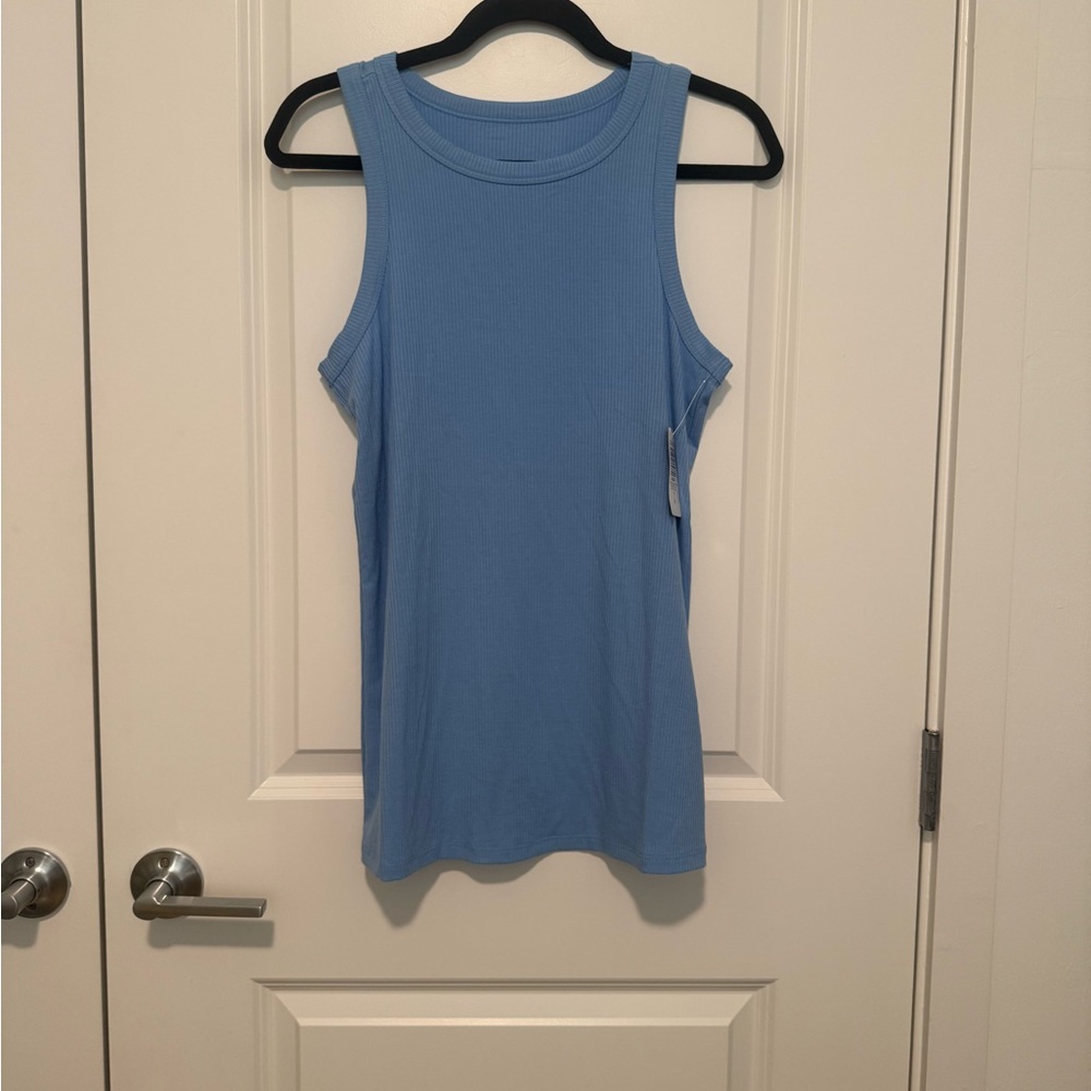 Torrid Blue Ribbed Tank